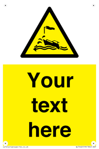 Custom Warning wind over tide conditions